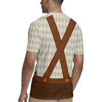 Traditional German Costume - Lederhosen Rugby Jersey Old Vintage Bavarian Pattern - Wonder Print Shop
