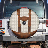 Traditional German Costume - Lederhosen Spare Tire Cover Old Vintage Bavarian Pattern - Wonder Print Shop