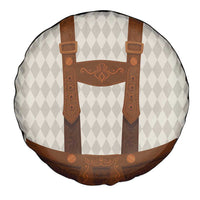 Traditional German Costume - Lederhosen Spare Tire Cover Old Vintage Bavarian Pattern - Wonder Print Shop