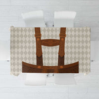 Traditional German Costume - Lederhosen Tablecloth Old Vintage Bavarian Pattern - Wonder Print Shop