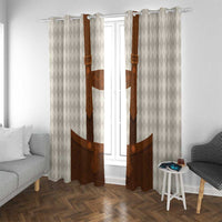 Traditional German Costume - Lederhosen Window Curtain Old Vintage Bavarian Pattern - Wonder Print Shop