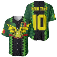 Custom Mali Football Baseball Jersey Les Aigles-Green Gold and Red