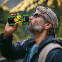 Custom Mali Football 4 in 1 Can Cooler Tumbler Les Aigles-Green Gold and Red