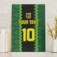 Custom Mali Football Canvas Wall Art Les Aigles-Green Gold and Red