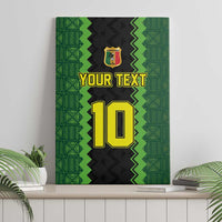 Custom Mali Football Canvas Wall Art Les Aigles-Green Gold and Red