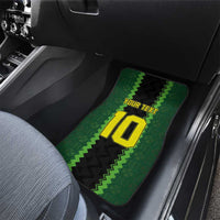 Custom Mali Football Car Mats Les Aigles-Green Gold and Red
