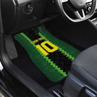 Custom Mali Football Car Mats Les Aigles-Green Gold and Red