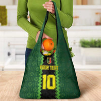 Custom Mali Football Grocery Bag Les Aigles-Green Gold and Red