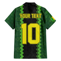 Custom Mali Football Hawaiian Shirt Les Aigles-Green Gold and Red