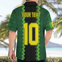 Custom Mali Football Hawaiian Shirt Les Aigles-Green Gold and Red