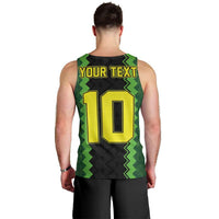 Custom Mali Football Men Tank Top Les Aigles-Green Gold and Red