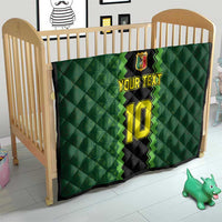 Custom Mali Football Quilt Les Aigles-Green Gold and Red