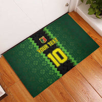 Custom Mali Football Rubber Doormat Les Aigles-Green Gold and Red