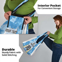 Custom Argentina Football Grocery Bag La Albiceleste Three Times The Best in The World