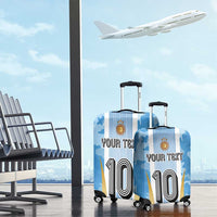 Custom Argentina Football Luggage Cover La Albiceleste Three Times The Best in The World