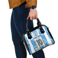 Custom Argentina Football Shoulder Handbag La Albiceleste Three Times The Best in The World