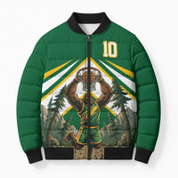 Custom Bigfoot Dunk and Mountain Forests Bomber Puffer Jacket