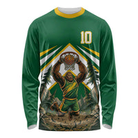 Custom Bigfoot Dunk and Mountain Forests Long Sleeve Shirt