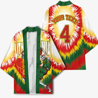 Custom Lithuania-Skeleton Power Dunk Kimono Tie Dye Style