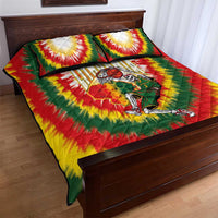 Lithuania-Skeleton Power Dunk Quilt Bed Set Tie Dye Style