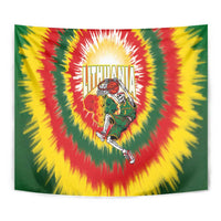 Lithuania-Skeleton Power Dunk Tapestry Tie Dye Style