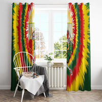 Lithuania-Skeleton Power Dunk Window Curtain Tie Dye Style