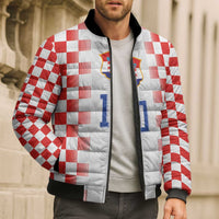 Custom Croatia Football Bomber Puffer Jacket Vatreni Glory 2026