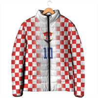 Custom Croatia Football Padded Jacket Vatreni Glory 2026