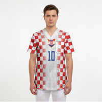 Custom Croatia Football Scrub Top Vatreni Glory 2026