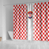 Croatia Football Shower Curtain Vatreni Glory 2026