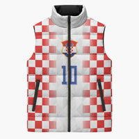 Custom Croatia Football Sleeveless Puffer Jacket Vatreni Glory 2026