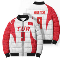 Custom Turkey Volleyball Bomber Puffer Jacket Sport Wings Style