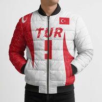 Custom Turkey Volleyball Bomber Puffer Jacket Sport Wings Style