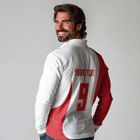 Custom Turkey Volleyball Long Sleeve Polo Shirt Sport Wings Style
