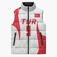 Custom Turkey Volleyball Sleeveless Puffer Jacket Sport Wings Style