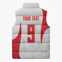 Custom Turkey Volleyball Sleeveless Puffer Jacket Sport Wings Style