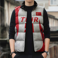Custom Turkey Volleyball Sleeveless Puffer Jacket Sport Wings Style