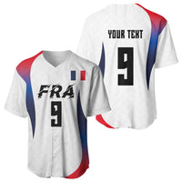 Custom France Volleyball Baseball Jersey Sport Wings Style