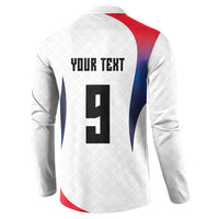 Custom France Volleyball Button Sweatshirt Sport Wings Style