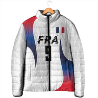 Custom France Volleyball Padded Jacket Sport Wings Style