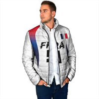 Custom France Volleyball Padded Jacket Sport Wings Style