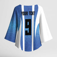 Custom Argentina Volleyball Kimono Sleeve Blouse Sport Wings Style