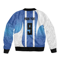 Custom Argentina Volleyball Sleeve Zip Bomber Jacket Sport Wings Style