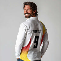 Custom Germany Volleyball Long Sleeve Polo Shirt Sport Wings Style