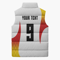 Custom Germany Volleyball Sleeveless Puffer Jacket Sport Wings Style