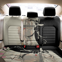 Kentucky Racing Horses Derby Hat Girl Back Car Seat Cover Beige Color - Wonder Print Shop