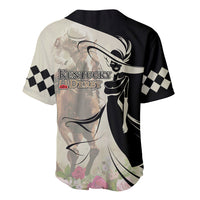 Kentucky Racing Horses Derby Hat Girl Baseball Jersey Beige Color - Wonder Print Shop