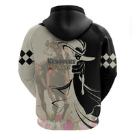 Kentucky Racing Horses Derby Hat Girl Hoodie Beige Color - Wonder Print Shop