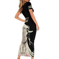 Kentucky Racing Horses Derby Hat Girl Short Sleeve Bodycon Dress Beige Color - Wonder Print Shop