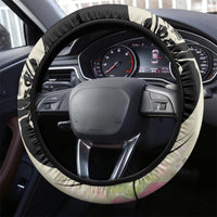 Kentucky Racing Horses Derby Hat Girl Steering Wheel Cover Beige Color - Wonder Print Shop